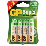 Батарейка GP Super AA (LR06), 15A алкалиновая, ( ЦЕНА указана за 1штуку! )