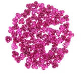 Декор для творчества металл "Розочки ярко-розовые" набор 100 шт 0,8х0,8 см 3775517