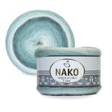 Пряжа NAKO Angora Luks Color 150г/810м (5% мохер / 15% шерсть / 80% акрил) (82362)