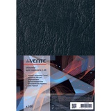 Обложка для переплета А4 deVENTE, картон с тиснением "кожа", черный, 250 г/м2, 100 л., 4123502