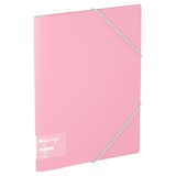 Папка на резинке Berlingo "Haze" А4, 600мкм, розовый, софт-тач, FB4_A4923