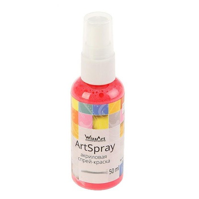 Cпрей-краска WizzArt Spray, 50 мл, Алый закат, 1801930