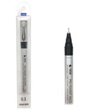 Линер черный, 0,3 мм, STA 6150-Brush. Professional. металлический наконечник, с клипом, в упаковке ПВХ