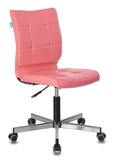 Кресло CH-330M/PINK без подлокотников, искусственная кожа, цвет: розовый Lincoln 205, крестовина металл. ( до 120кг )