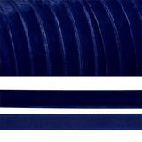 Лента бархатная (нейлон) 1.0см / 1м темно-синий