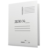 Папка - обложка (без скоросшивателя) А4 "Дело" Attomex 290 г/м²  картон немелованный, белый 3077401