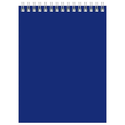 Блокнот А6 60л. на гребне, клетка, BG "Для конференций", синий, мелованный картон, Б6гр60 8594