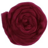 Шерсть для валяния Пехорка 50гр. 100% шерсть полутонкая, бордо [323]