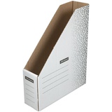 Накопитель-лоток архивный 75 мм, микрогофрокартона, плотный, белый, до 700л., OfficeSpace "Standard", 264828