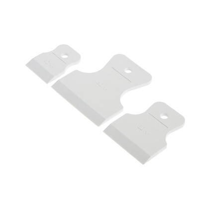 Набор шпателей ТУНДРА, 3 шт., 40-60-80 мм, резина, 1804390