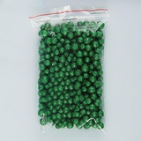 Гранулы Волшебные шарики зеленый блеск 250мл, 6мм (1шт.) [06706]