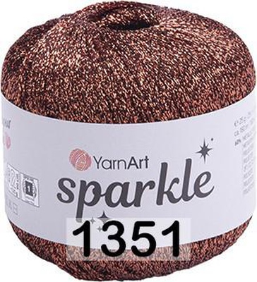 Пряжа YarnArt Sparkle 25г/160м (60% металлик полиэстер, 40% полиамид) 1351