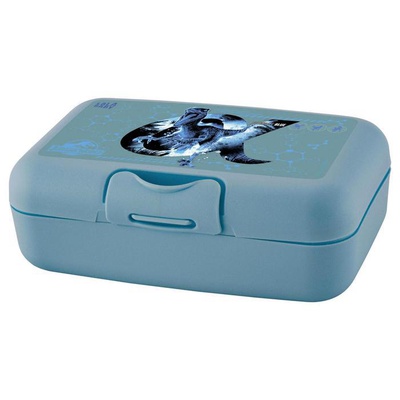 Ланч-бокс (пластик) 700 мл, "Jurassic World", джинсовый, (прямоугольный), 7362010