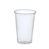 Одноразовые стаканы 0,2 л,  комплект 100 шт., пластиковые, прозрачные, ПП, холодное/горячее