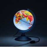 Глобус физико-политический d210 мм с подсветкой, на круглой подставке, Globen [Ке012100181]