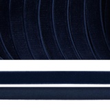 Лента бархатная (нейлон) 1.0см / 1м темно-синий TBY.LB1054