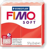 Глина полимерная FIMO Soft, запекаемая в печке, 56 гр., индийский красный, шк809492 №24