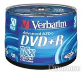 Диски DVD+R Verbatim 4.7Gb 16x  туба AZO+