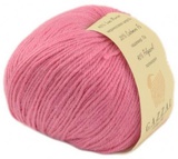 Пряжа Gazzal Baby Wool 50г/175м (40%акрил /40%мериносовая шерсть /20%кашемир ПА) 831 розовый
