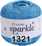 Пряжа YarnArt Sparkle 25г/160м (60% металлик полиэстер, 40% полиамид) 1321
