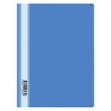Папка-скоросшиватель пластик.А4 OfficeSpace, 160мкм голубой, (до 100л.), с прозрачным верхним листом [162560]