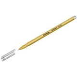 Ручка гелевая 0,8мм золото металлик Berlingo "Brilliant Metallic", прорезиненый корпус  CGp_40009