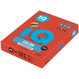 Бумага IQ Color А4 80г/м2, 500л., интенсив кораллово-красная CO44, 110660