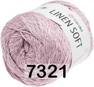 Пряжа Yarnart Linen soft 100г/272м (30% лен, 36% вискоза, 34% хлопок), 7321