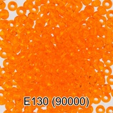 Бисер стеклянный GAMMA 5гр прозрачный, оранжевый, круглый 10/*2,3мм, 1-й сорт Чехия, Е130 (90000)
