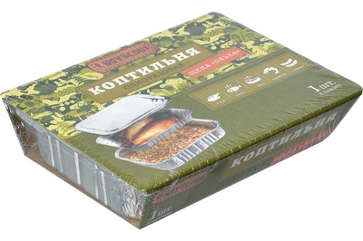 Коптильня одноразовая 20*15см, ольховая щепа, Boyscout 61278