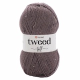 Пряжа Yarnart Tweed 100г/280м (30% шерсть, 5% вискоза, 65% акрил), коричневый  229