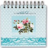 Телефонная книга 150*150мм 56л. на гребне, ВЫРУБНОЙ АЛФАВИТ, Нежность, 14 алфовитных разделителей, Феникс+ [32065]