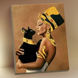 Картина по номерам (с поталью) 40х50см Царица Египта, (20 цветов) HR0464 (сложность **)