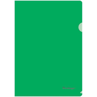 Папка-уголок А4, 180мкм BERLINGO, прозрачная зеленая  AGp_04104