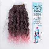 Волосы - тресс для кукол "Волны" длина волос 25 см, ширина 100 см, №LSA071 3588570