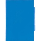 Папка-уголок 3 отд. А4, deVENTE 150мкм, гладкая фактура, полупрозрачная синяя  3074707
