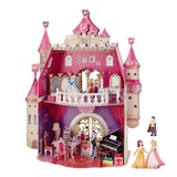 Сборная модель (картон на вспененой основе) Кукольные домики. Замок принцессы, 44,2*33,9*24,2см, 95 деталей, Rezark, 5+ [DLH-006]