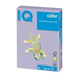 Бумага IQ Color А4 80 г/м2, 100 л., умеренно-интенсив (тренд) бледно-лиловая LA12, 110846 