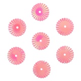Пайетки рефленые Астра, 10 мм, 10г, розовый перламутр, в пластиковом пакете с блистерным подвесом, [22]