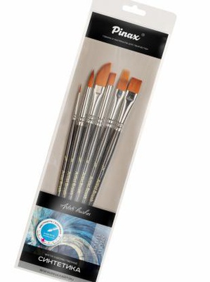 Набор кистей 6шт. синтетика Pinax Special Effects, ассорти [set50-6pc]