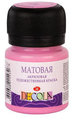 Акрил «Декола», 20мл, матовый розовая 14326322