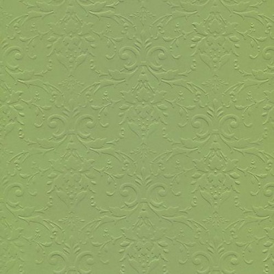 Бумага фактур-рельеф. Дамасский узор яр.-зеленый БР003-13,  [582975]