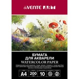 Папка для акварели А4 10л, 200г/м2 deVENTE. ART, папка мелованный картон 200 г/м² и пластиковый пакет, 2131502