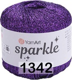 Пряжа YarnArt Sparkle 25г/160м (60% металлик полиэстер, 40% полиамид) 1342