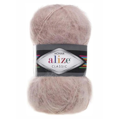 Пряжа Ализе Mohair Classic new 100гр/200м (51%акрил / 25%мохер / 24%шерсть) (406)