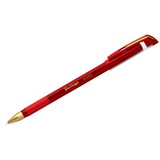 Ручка шариковая 0,7мм красная Berlingo xGold, игольчатый стержень, грип, металлический наконечник, 255132