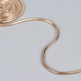 Цепочка - шнурок для сумки с карабинами 120см 0,3 см золото 5293750