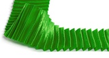 Лента атласная 4.0см Гофре 1м (цвет: зеленый)