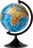 Глобус физический диаметр 210мм, Globen Классик, без подсветки, на круглой подставке, [К012100007]
