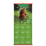 Календарь настенный "циновка" 2026г., 320*760 мм BG "Символ года", вертикальный 382143